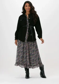 paarse moves maxi jurk chifonella