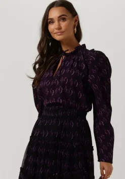 paarse notre-v blouses blouse print nv-arah