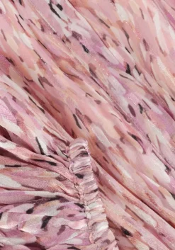 paarse notre-v mini jurk nv-fiona