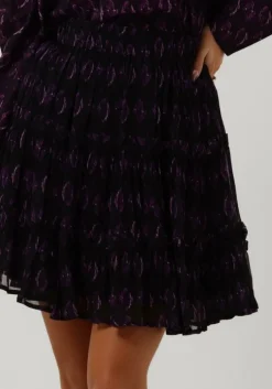 paarse notre-v minirok mini skirt nv-aspen