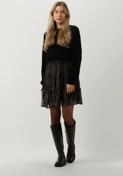 paarse notre-v minirok mini skirt nv-aspen