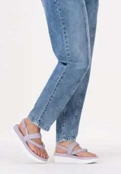 paarse omoda platte sandalen m38031