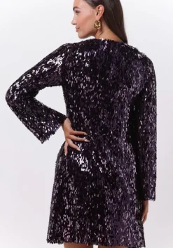 paarse ottod'ame mini jurk abito da4731