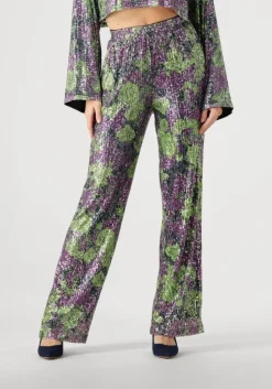 paarse refined department wijde broek nova