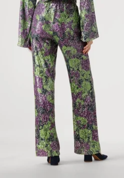 paarse refined department wijde broek nova