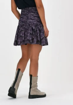 paarse rough studios minirok louise skirt