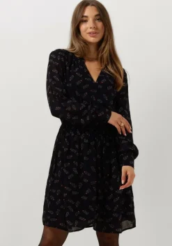 paarse scotch & soda mini jurk printed mini dress