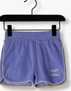 paarse sproet & sprout korte broek terry sport shorts blue bell