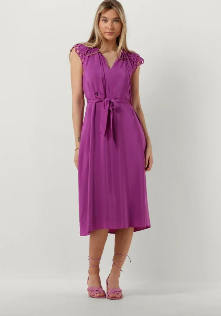 paarse suncoo midi jurk celest