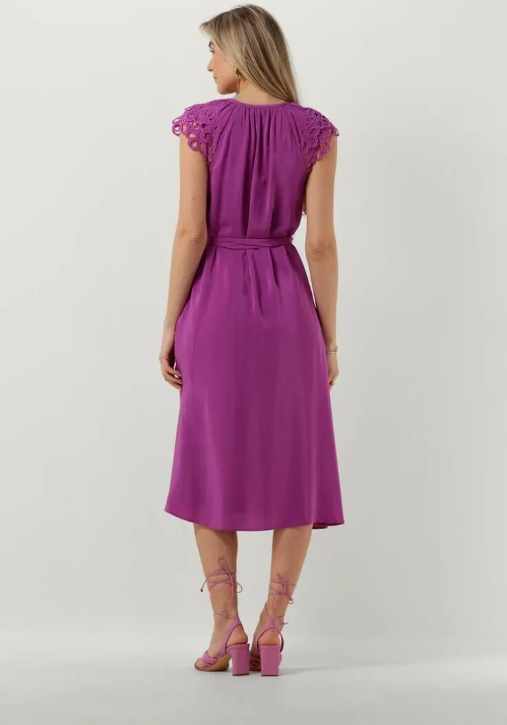 paarse suncoo midi jurk celest