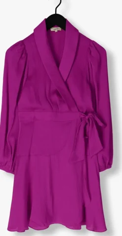 paarse suncoo mini jurk clun