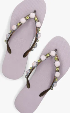 paarse uzurii teenslippers copa cabana pink