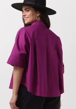 paarse vanessa bruno blouses bobby chemise mc