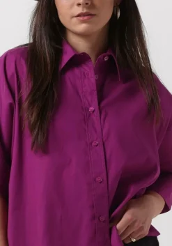 paarse vanessa bruno blouses bobby chemise mc