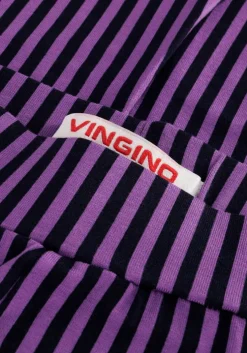paarse vingino flared broek safien