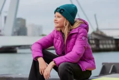 paarse vingino gewatteerde jas tanna