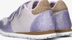 paarse woden lage sneakers ydun glitter ii kids