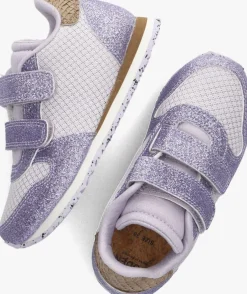 paarse woden lage sneakers ydun glitter ii kids