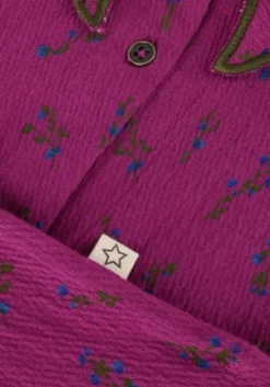 paarse your wishes blouses antique flower collar top