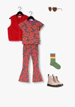 paarse z8 flared broek doreen