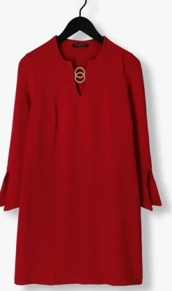 rode ana alcazar mini jurk dress clasp