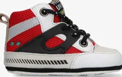 rode bunniesjr hoge sneakers zeb zacht