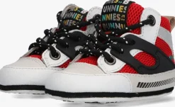 rode bunniesjr hoge sneakers zeb zacht
