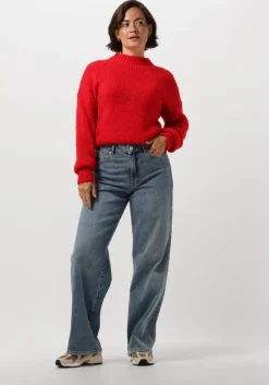 rode by-bar trui sonny bulky pullover