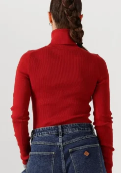 rode calvin klein coltrui woven label roll neck