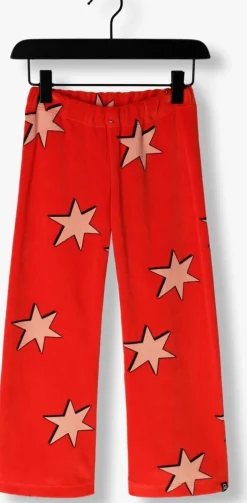 rode carlijnq wijde broek stars-flared legging