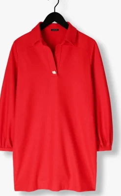 rode caroline biss midi jurk 4175