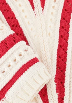 rode catwalk junkie trui ajour knit