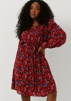 rode circle of trust mini jurk evie dress