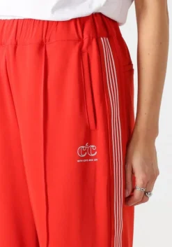 rode co'couture joggingbroek aminacc crease ll pant