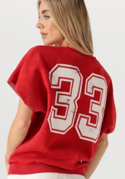 rode colourful rebel top rebels 33 acid wash drppd shldr sweat ss