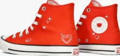 rode converse hoge sneakers chuck taylor all star hi