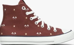 rode converse hoge sneakers chuck taylor all star hi