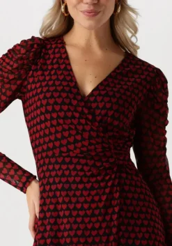 rode fabienne chapot mini jurk flake dress