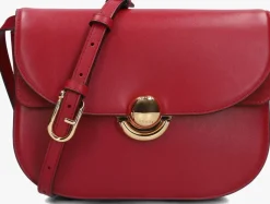 rode furla schoudertas sfera s crossbody round