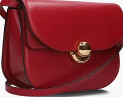 rode furla schoudertas sfera s crossbody round