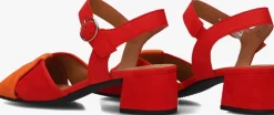 rode gabor sandalen met hak 772.1