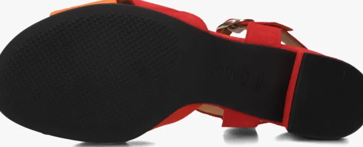 rode gabor sandalen met hak 772.1