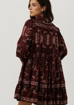 rode idano mini jurk teana