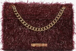 rode kurt geiger london schoudertas mini kensington tinsel