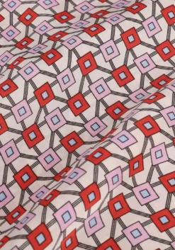 rode liu jo wijde broek pant.ts nav lungo