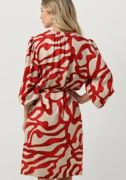 rode minus mini jurk jassie short dress