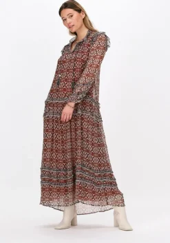 rode moliin maxi jurk uma