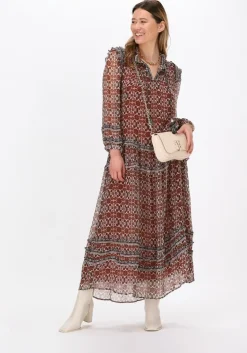 rode moliin maxi jurk uma