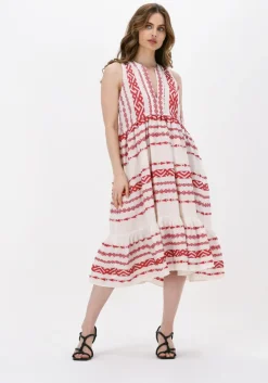 rode nema midi jurk gloria