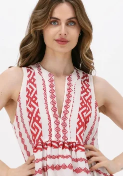 rode nema midi jurk gloria